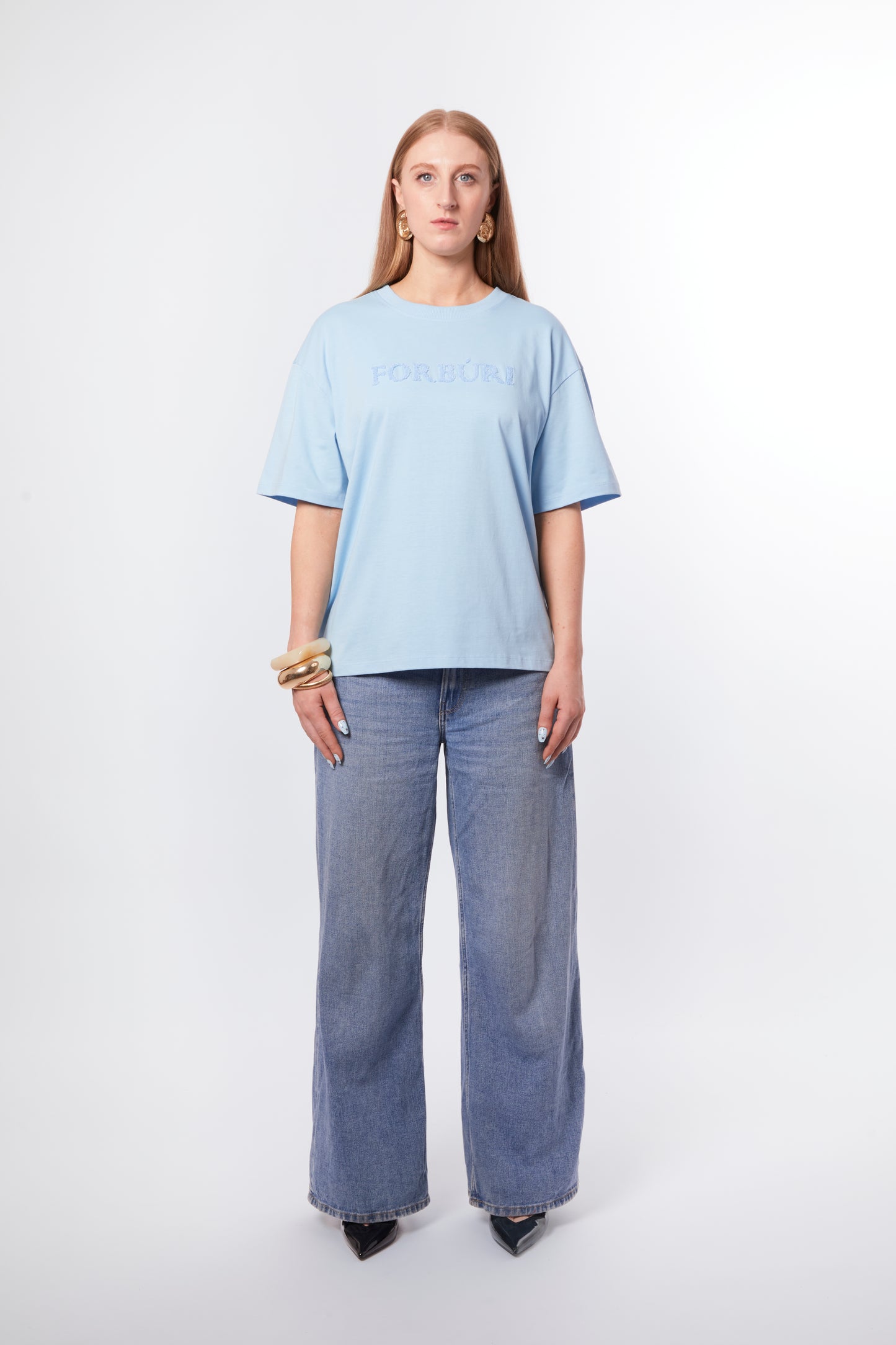 Lagoon Blue Chenille T-shirt