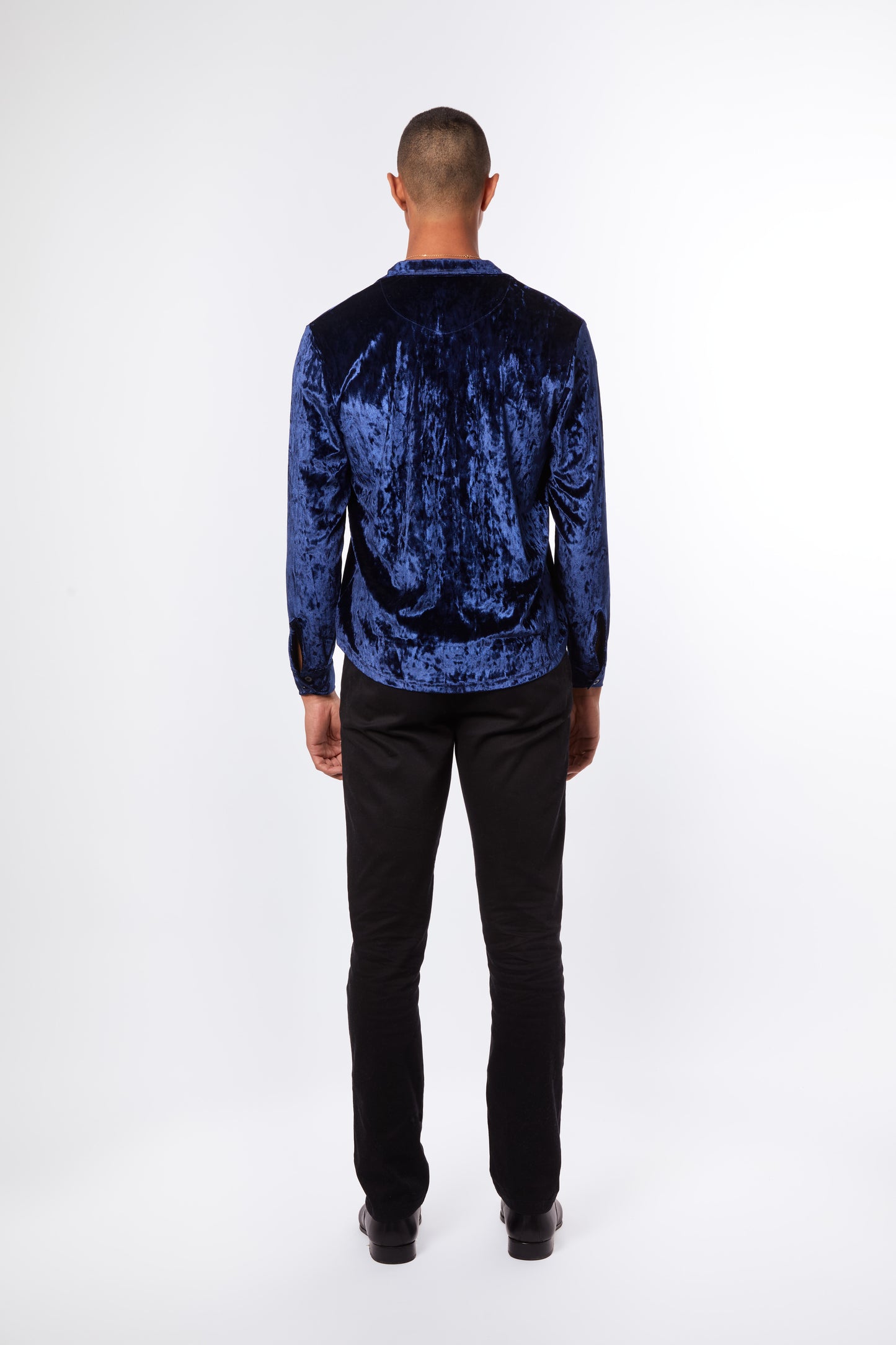 Iced Velvet Royal Blue Shirt