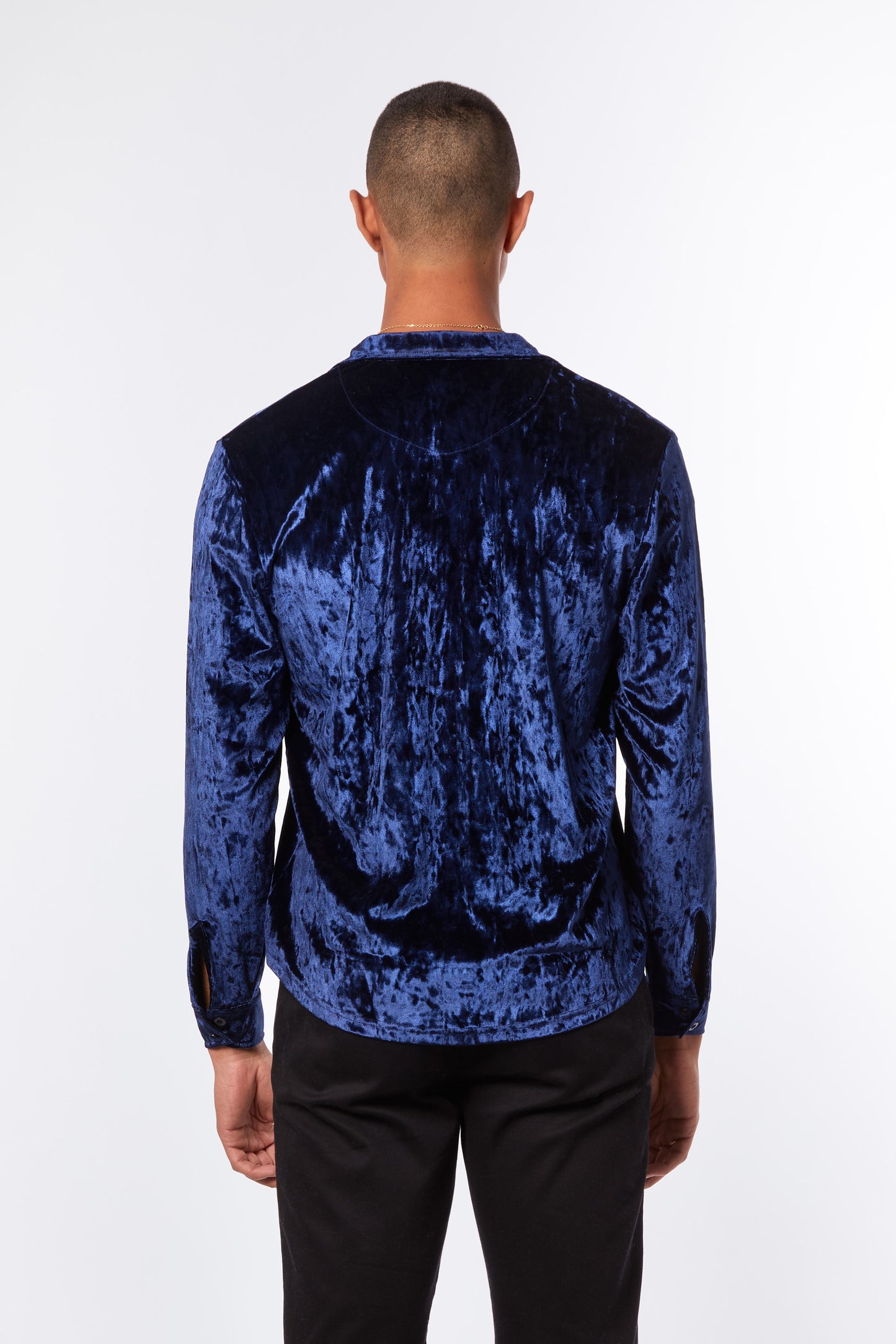 Iced Velvet Royal Blue Shirt