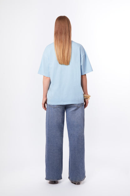 Lagoon Blue Chenille T-shirt