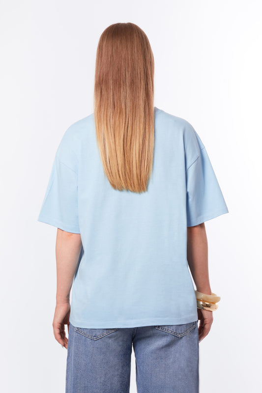 Lagoon Blue Chenille T-shirt