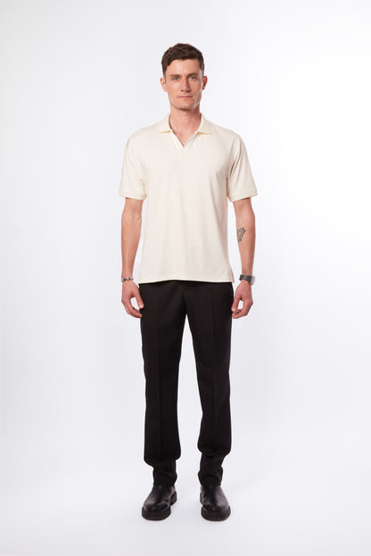 Light Cream Ecru Polo